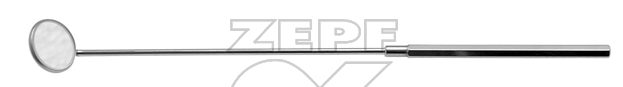 52-2703-24 52-2703-24  ~ Kehlk.Spiegel m.Gr.Fig. 7 24mm 19,5 cm RHODIUM ~