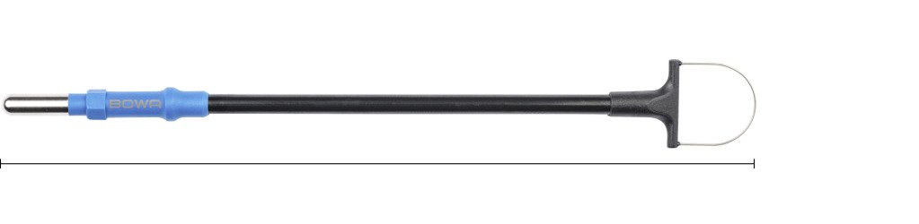 520-135 520-135  ~ Schlingenelektrode, 15 x 15 mm, 133 mm, isolierter Schaft 4 mm ~