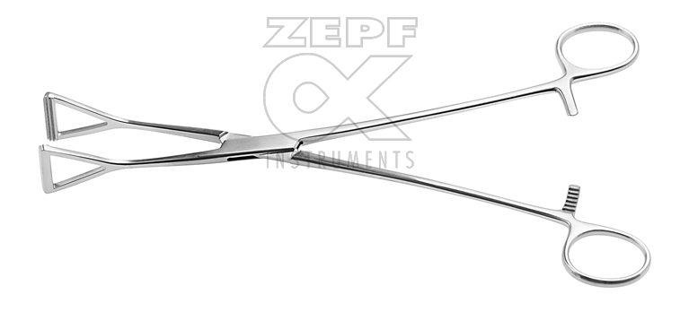 64-1706-23 64-1706-23  ~ COLLIN Darm Fass Zange 23 cm atraumatisch ~