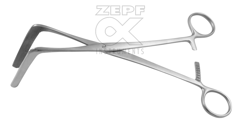 64-2509-12 64-2509-12  ~ MIKULICZ Darm Klemme langes Maul 12 cm 19 cm ~