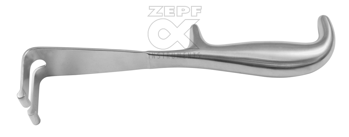 66-1000-22 66-1000-22  ~ YOUNG Prostata Haken Gabelform 22 cm ~
