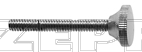 68-1300-99 68-1300-99  ~ Ersatz Schraube für 68-1300-19 33 mm ~