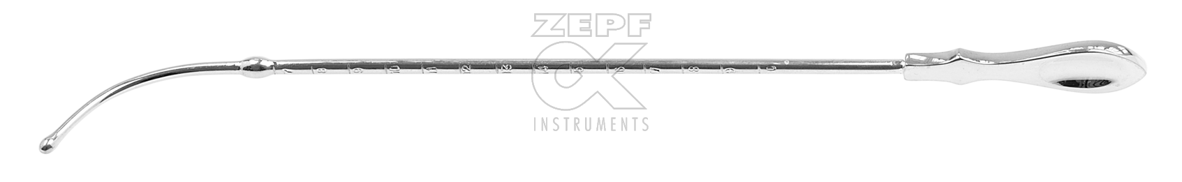 70-5805-29 70-5805-29  ~ GALABIN Uterus Sonde grad. biegs. 29 cm nicht kalibriert ~