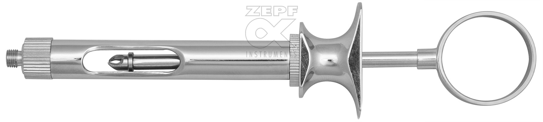 82-6004-18 82-6004-18  ~ Ampullen Spritze 1,8 ml (mm) mit Aspirationshaken mit Ringgriff ~