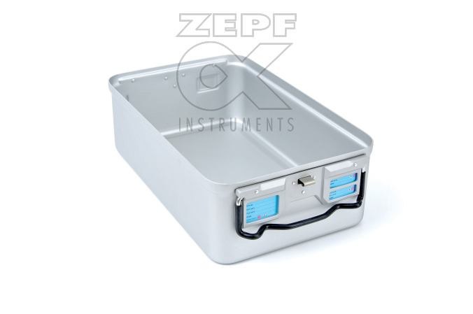 88-3853-12 88-3853-12  ~ Container Unterteil Alu silber 3 4 ungelocht 46,5 x 28 x 13,5 cm ~