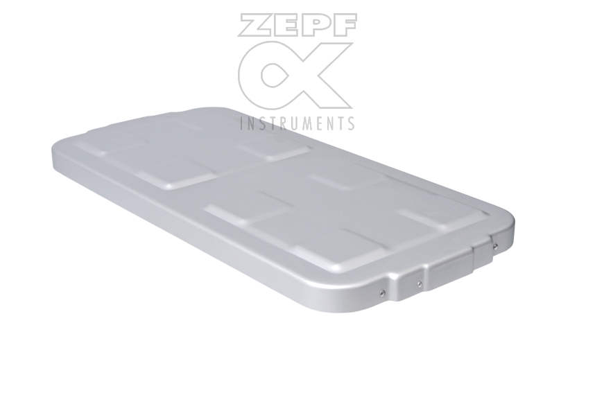 88-3865-41 88-3865-41  ~ Container Schutz Deckel Alu blau 1 1 ungelocht 58 x 28 cm ~