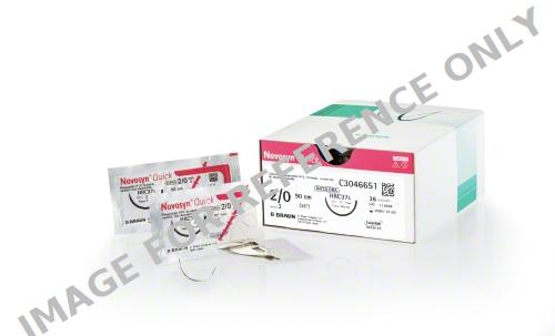 C3046219 C3046219  ~ Novosyn Quick ungefärbt, USP 5 0 metric 1, Nadel D ~