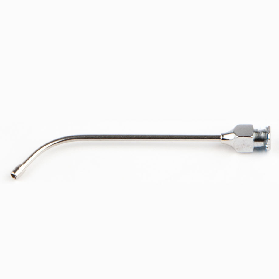 CSIA1005 CSIA1005  ~ Knopfkanüle 8 cm gebogen 2 mm Durchmesser, mit  Farbmarkierung   Mindestabnahmemenge  80Stück ~