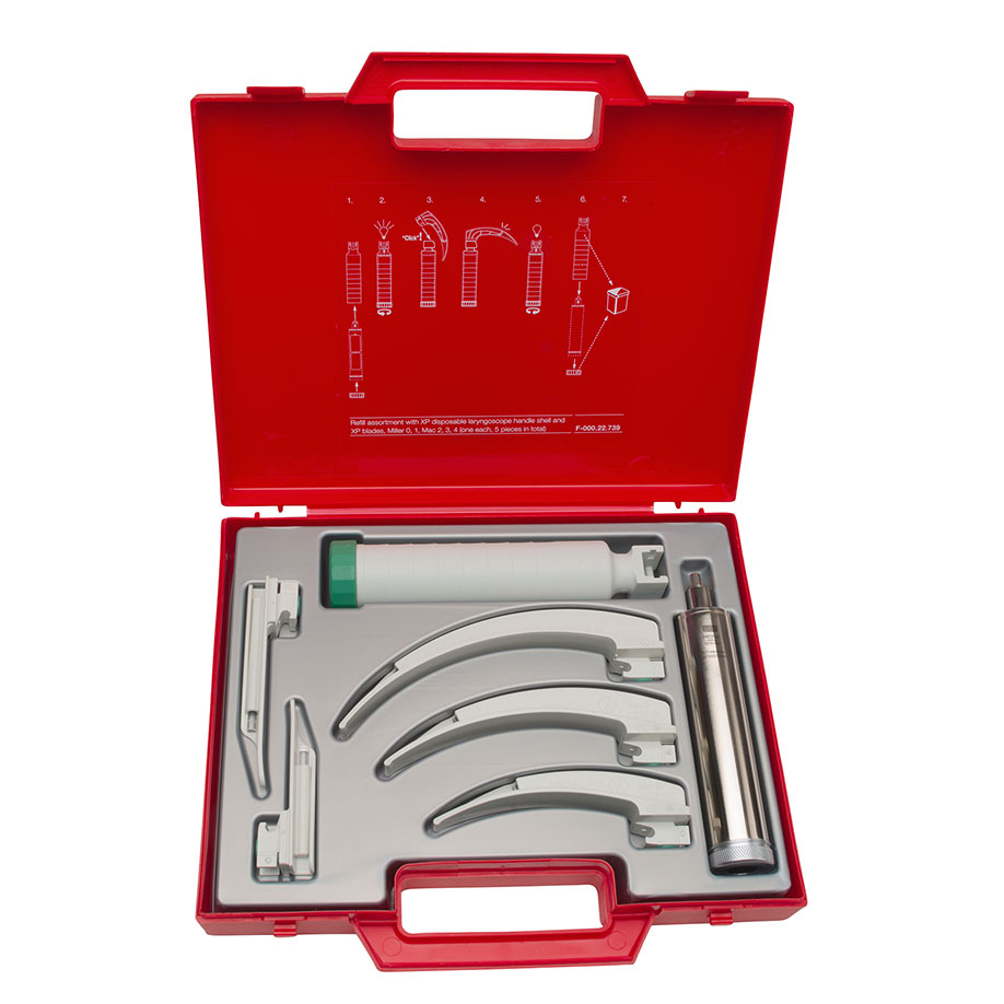 F-258.18.858 F-258.18.858  ~ XP LED LARYNGOSKOP NOTFALL-SET ~