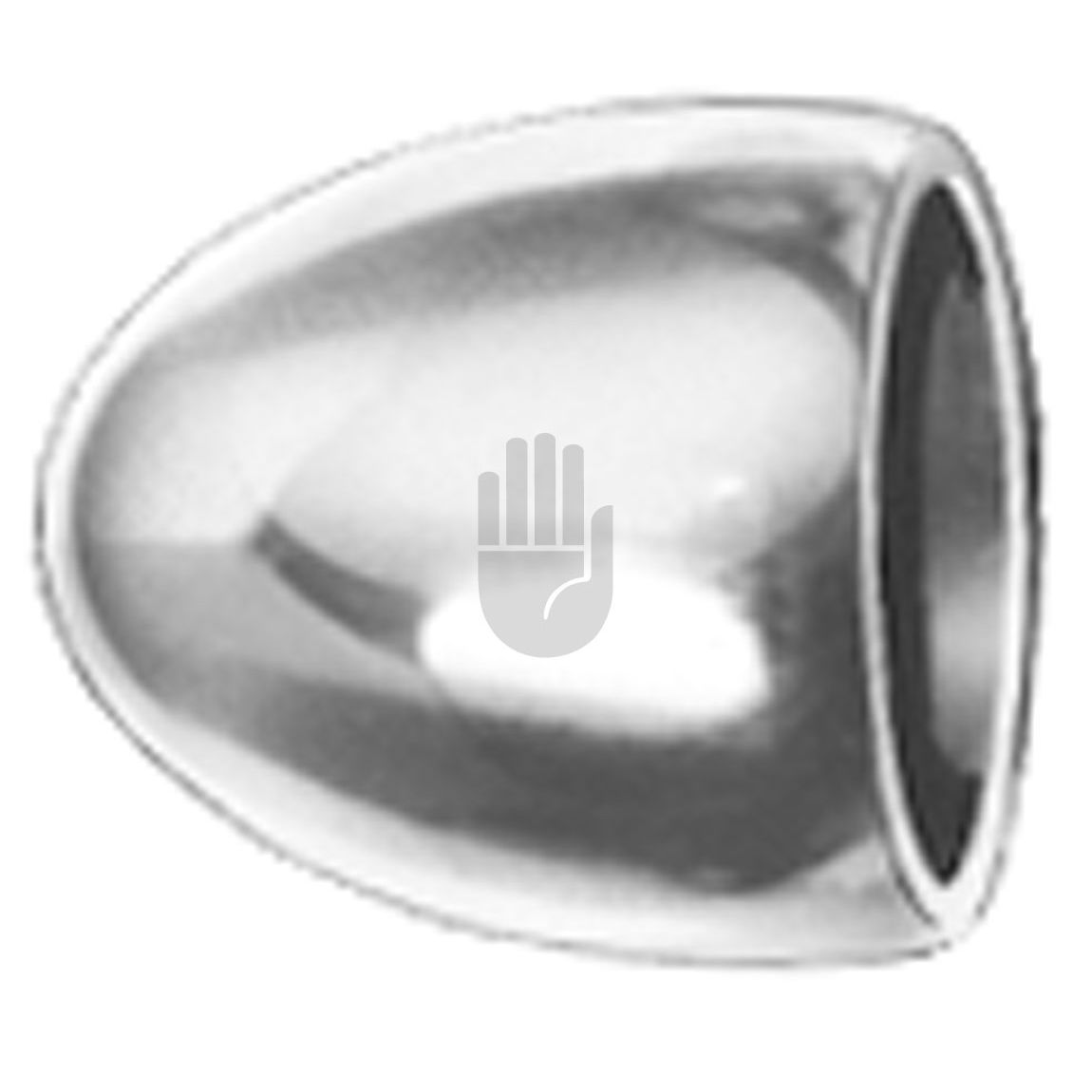 HB0149-15 HB0149-15  ~ Nasenolive aus Metall, 15mm ~