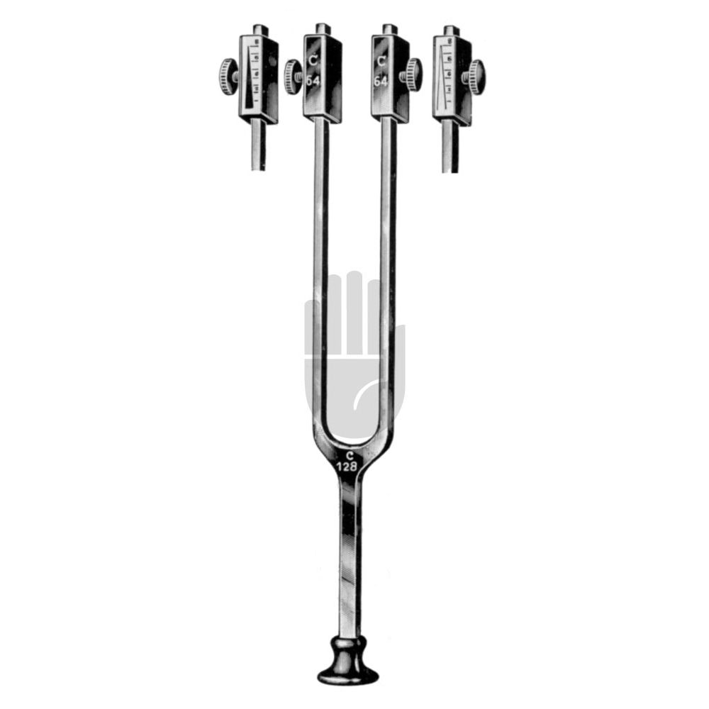 HB0183-01 HB0183-01  ~ Rydel-Seiffer Stimmgabel, mit Dämpfer = c 64, ohne Dämpfer = c 128 ~