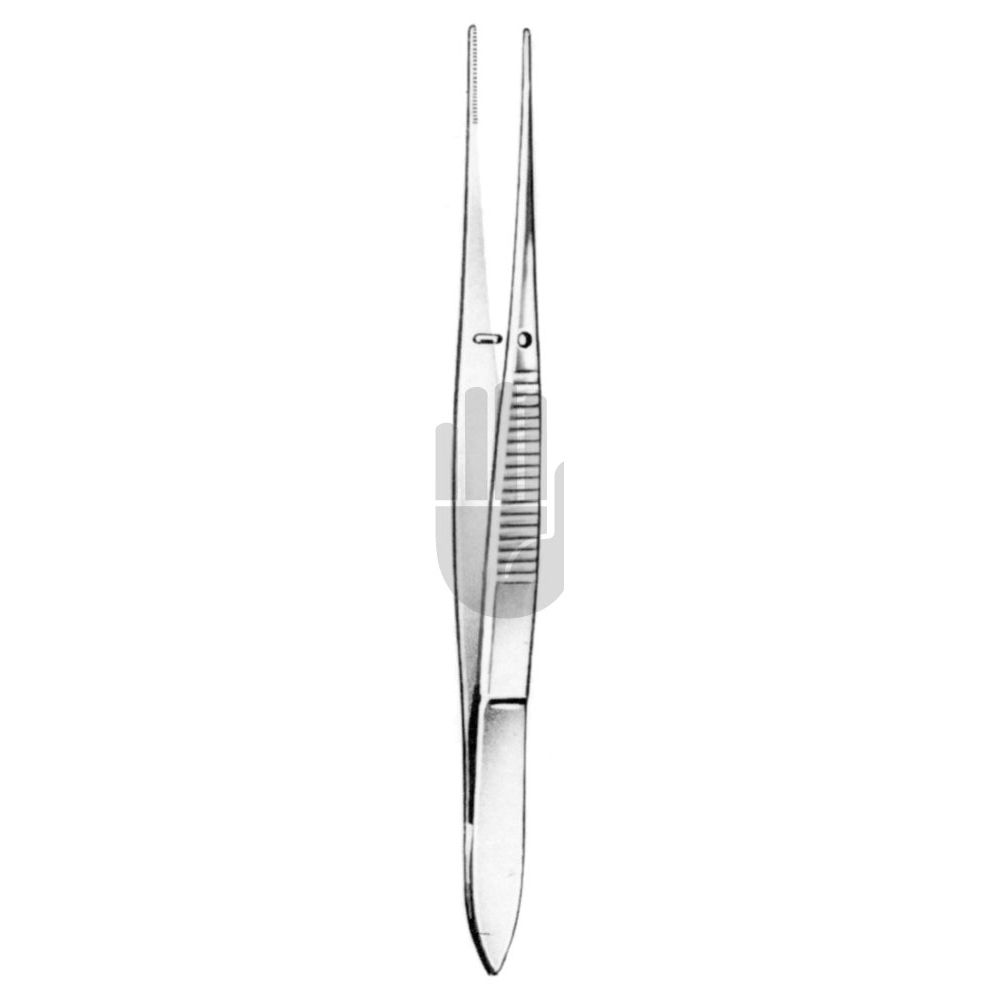 HB0425 HB0425  ~ Anatomische Pinzette, fein, gerade, gerieft, mit Stift, 10,5cm ~