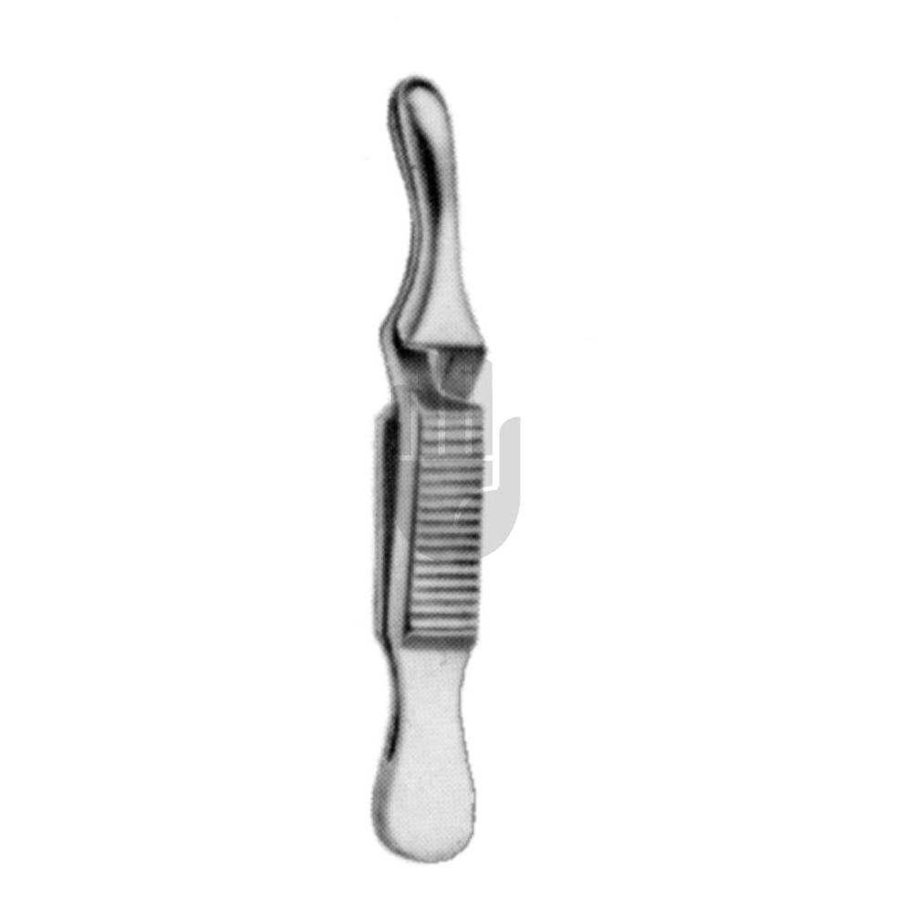 HB0502 HB0502  ~ Dieffenbach Bulldogklemme, gebogen, 5cm ~