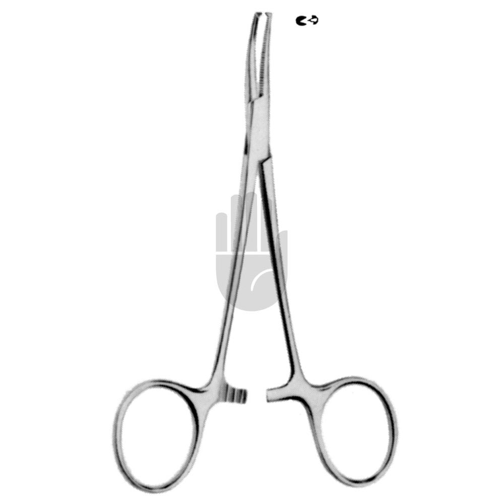 HB0526 HB0526  ~ Halsted-Mosquito Klemme, 1x2 Zähne, gebogen, 14cm ~