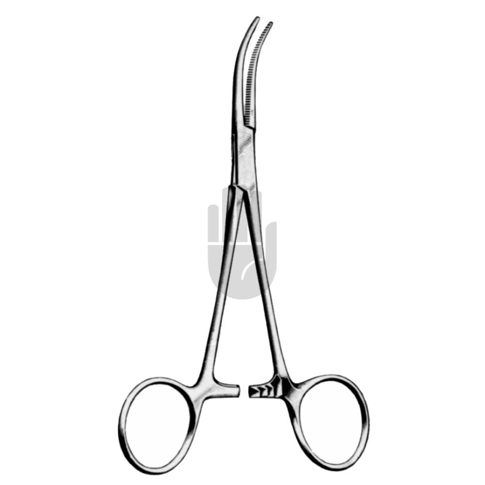 HB0615-12 HB0615-12  ~ Dandy-Crile Arterienklemme, seitwärts gebogen, 12cm ~