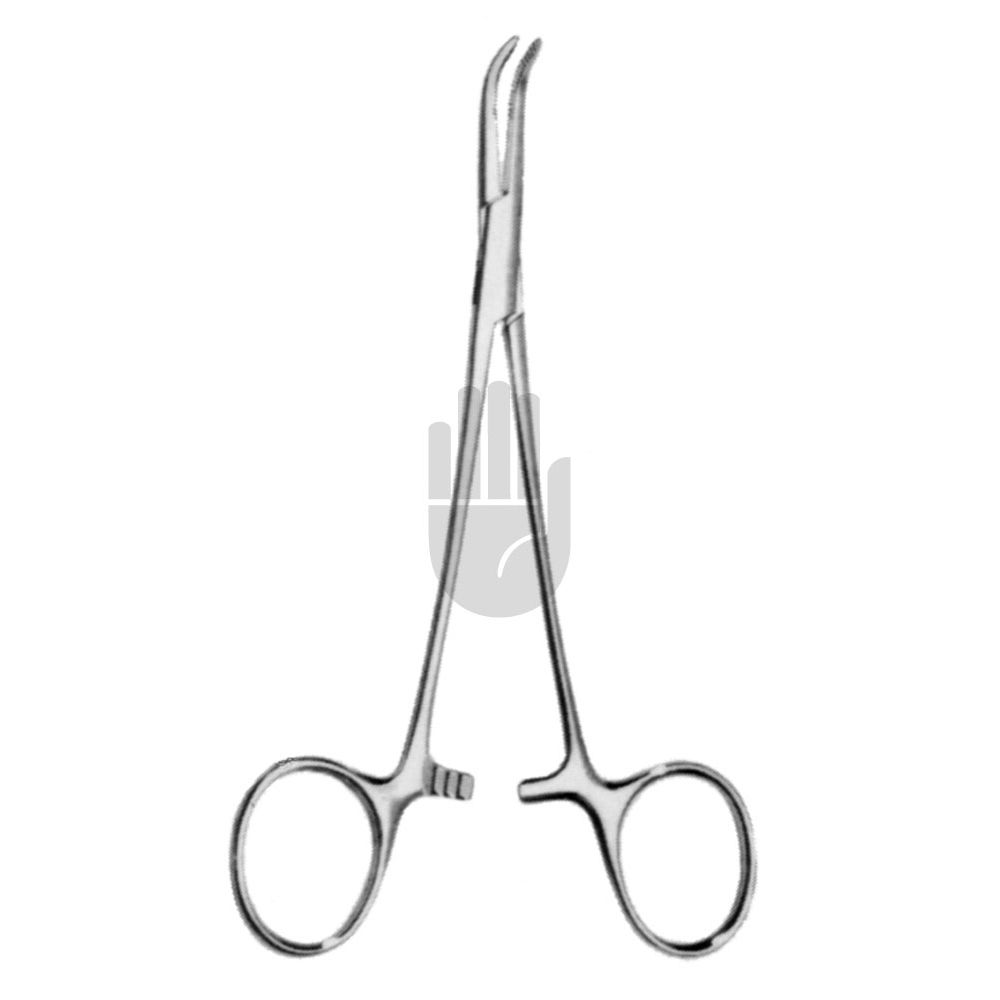 HB0675-18G HB0675-18G  ~ Mixter-Baby Arterienklemme, leicht gebogen, 18cm ~