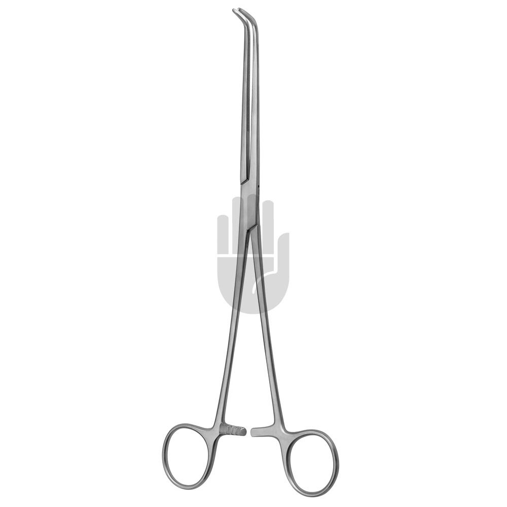 HB0711-14 HB0711-14  ~ Stille-Wikstroem Arterienklemme, gebogen, 24cm ~