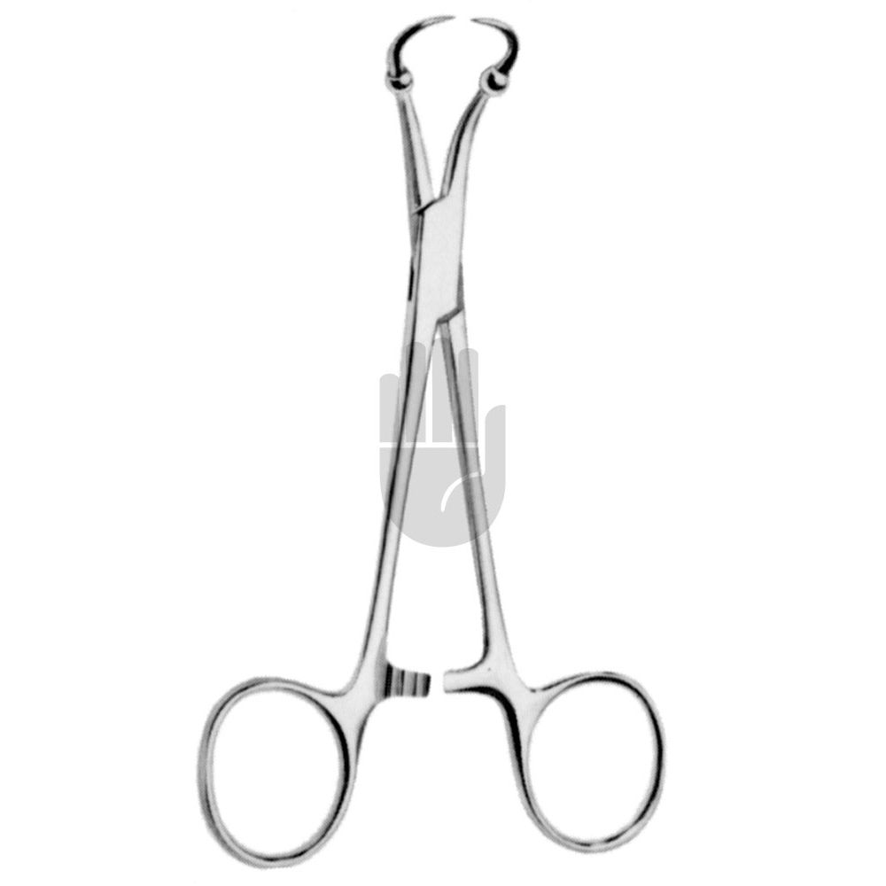 HB0776 HB0776  ~ Roeder Tuchklemme, gebogen, 13cm ~