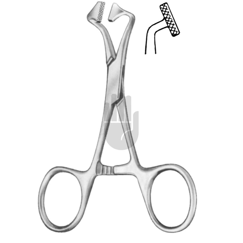 HB0788-13 HB0788-13  ~ Thomas Tuchklemme, kreuzgerieft, 13cm ~