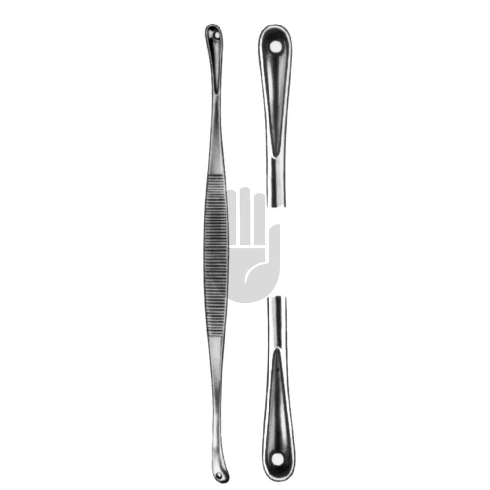 HB0966 HB0966  ~ Unna Komedonenquetscher, oval oval, 14,5cm ~