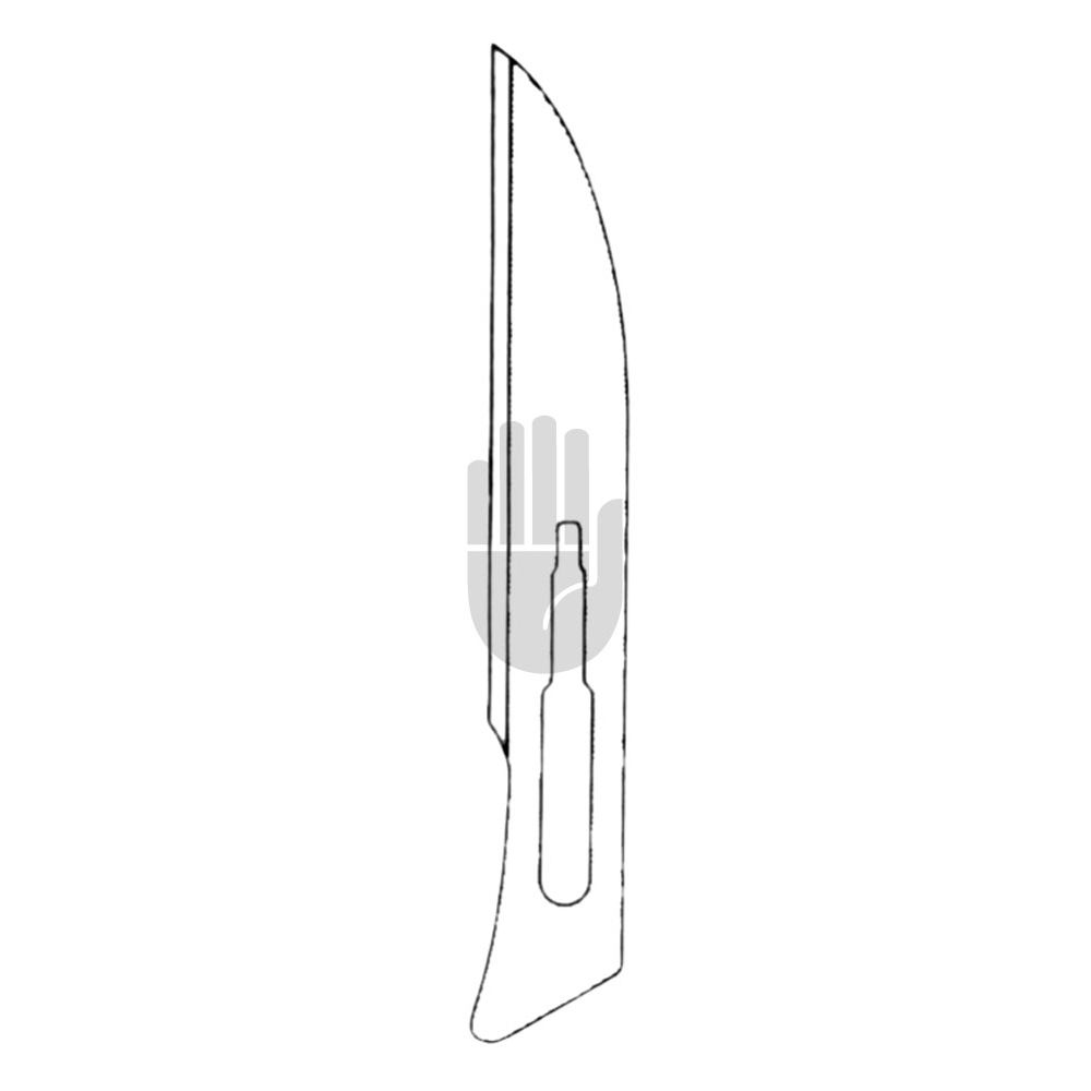 HB1114 HB1114  ~ Skalpellklinge, steril, Fig.14 VE = 1 Pack á 100 Stck ~