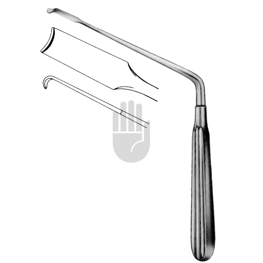 HB1416-02 HB1416-02  ~ Scoville Wurzelhaken, abgewinkelt, 7mm, 20cm ~