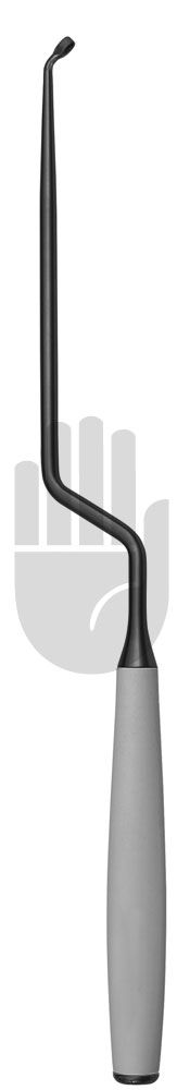 HB1531-02 HB1531-02  ~ HEBU CeraBite Spinalkürette, gebogen 45 , 2mm, 28cm ~