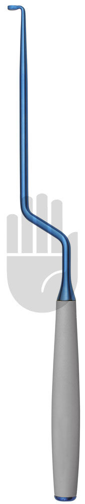 HB1532-54 HB1532-54  ~ HEBU TITAN, Spinalkürette gebogen 90 , 4mm, 28cm ~