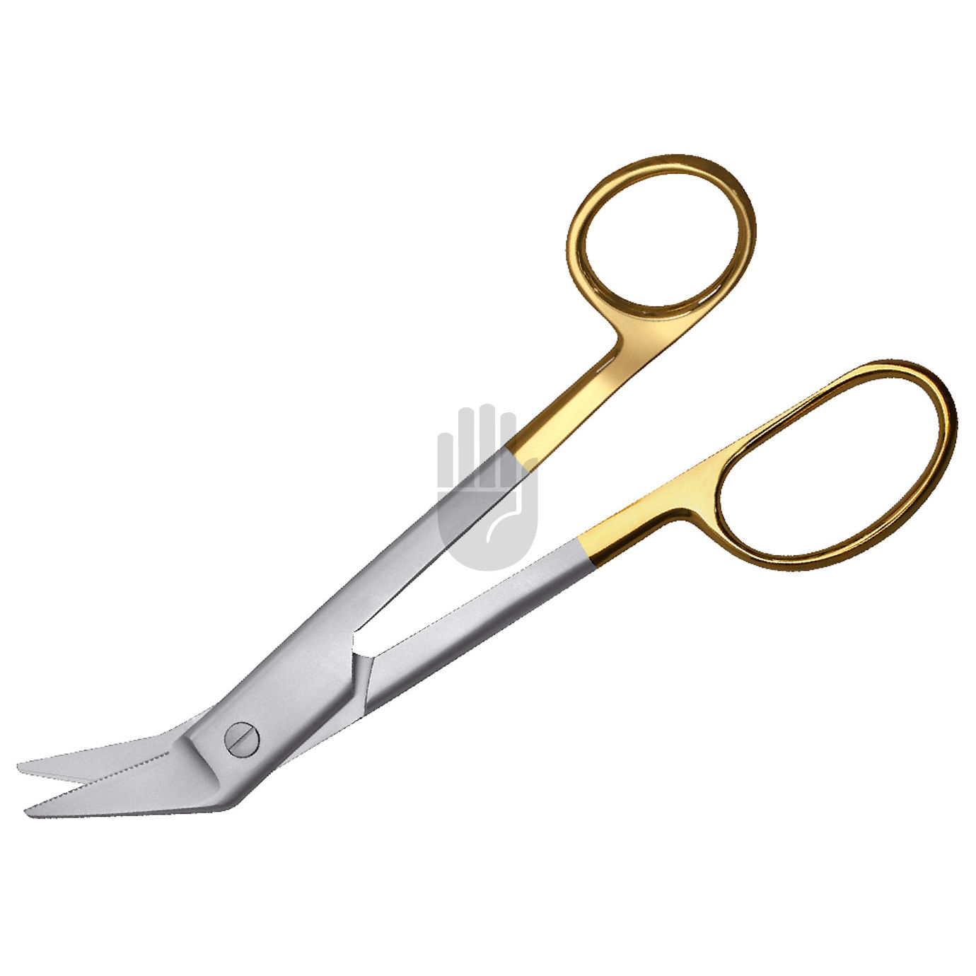 HB1992-01TC HB1992-01TC  ~ HEBU Synthetic Cast Cutter Schere spitz, 18cm, mit HM, mit ergonomisch abgewinkeltem Daumenring ~