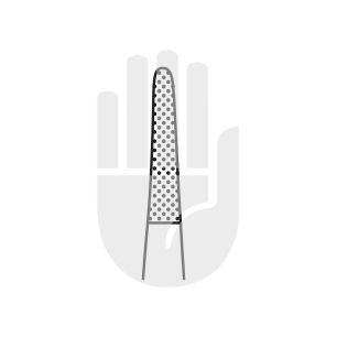 HB2241-18D HB2241-18D  ~ Eufrate-Pasque Nadelhalter, HM, gerieft, 18cm ~