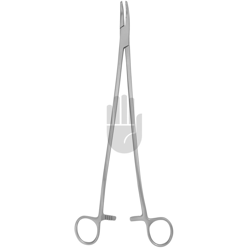 HB2378 HB2378  ~ Johnson Prostata Nadelhalter, abgewinkeltes Maul   Schaft, 28,5cm ~