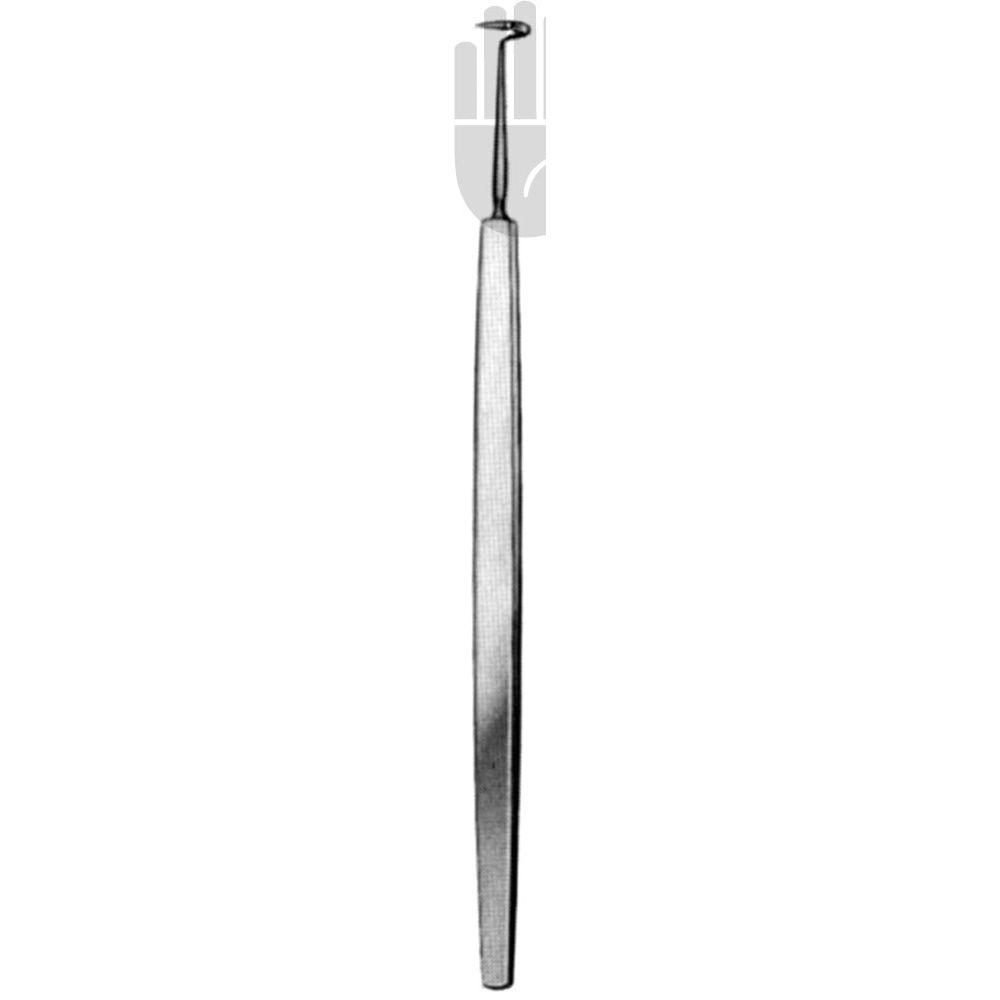 HB2556-02 HB2556-02  ~ De la Roza Unterbindungsnadel, rechts gebogen, für die linke Hand, 12cm ~