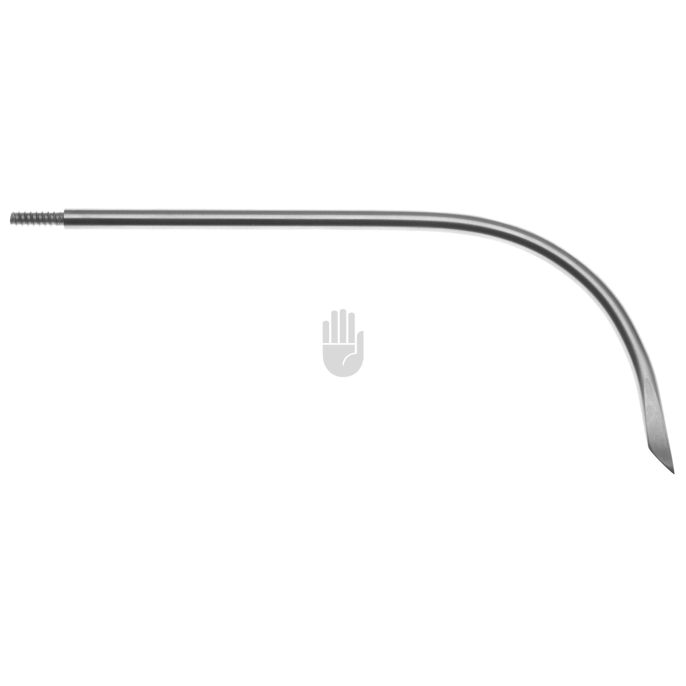 HB2663-30 HB2663-30  ~ Führungsnadel, Messerspitze gebogen, Gewindeansatz, 10CH ~