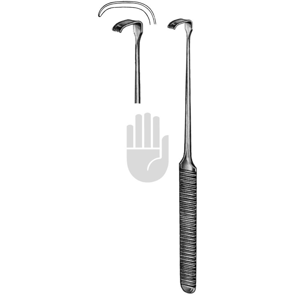 HB2930-02 HB2930-02  ~ Strandell-Stille Wundhaken, gezahnt, 19cm ~