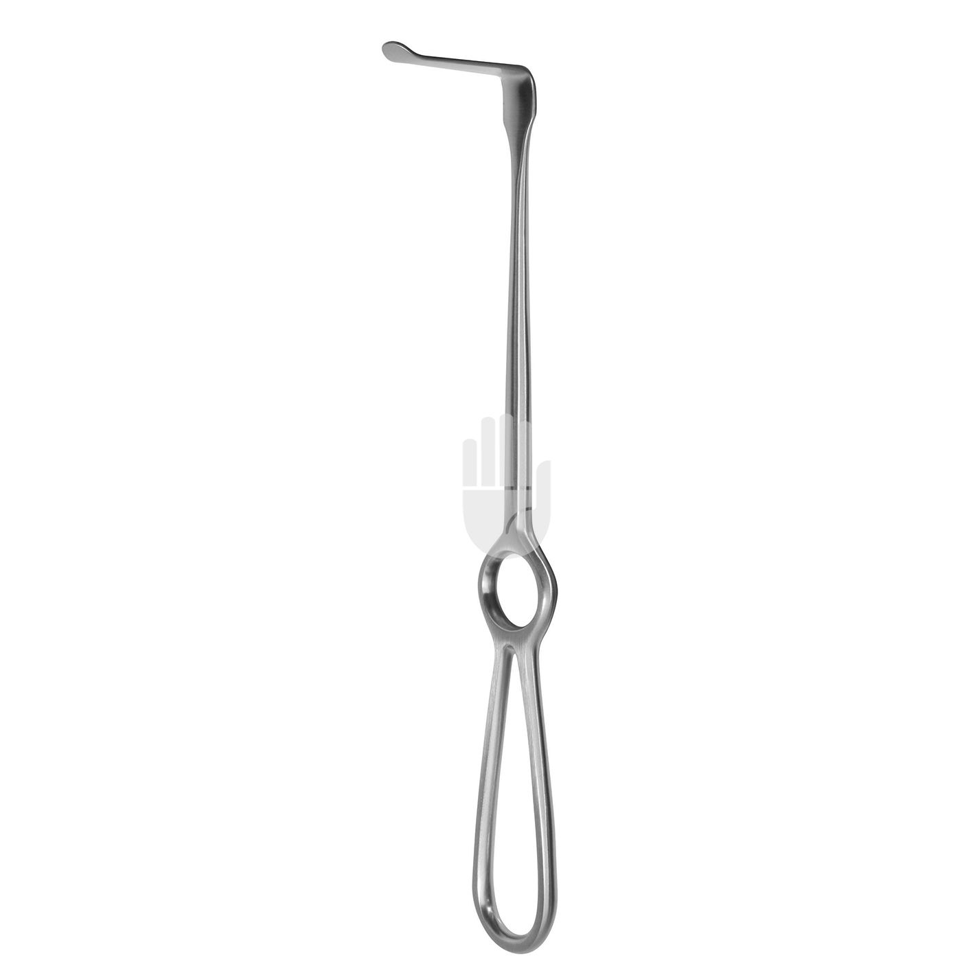 HB3098-11 HB3098-11  ~ Obwegeser Wundhaken, 25x7mm, 21,5cm, nach oben gebogen ~