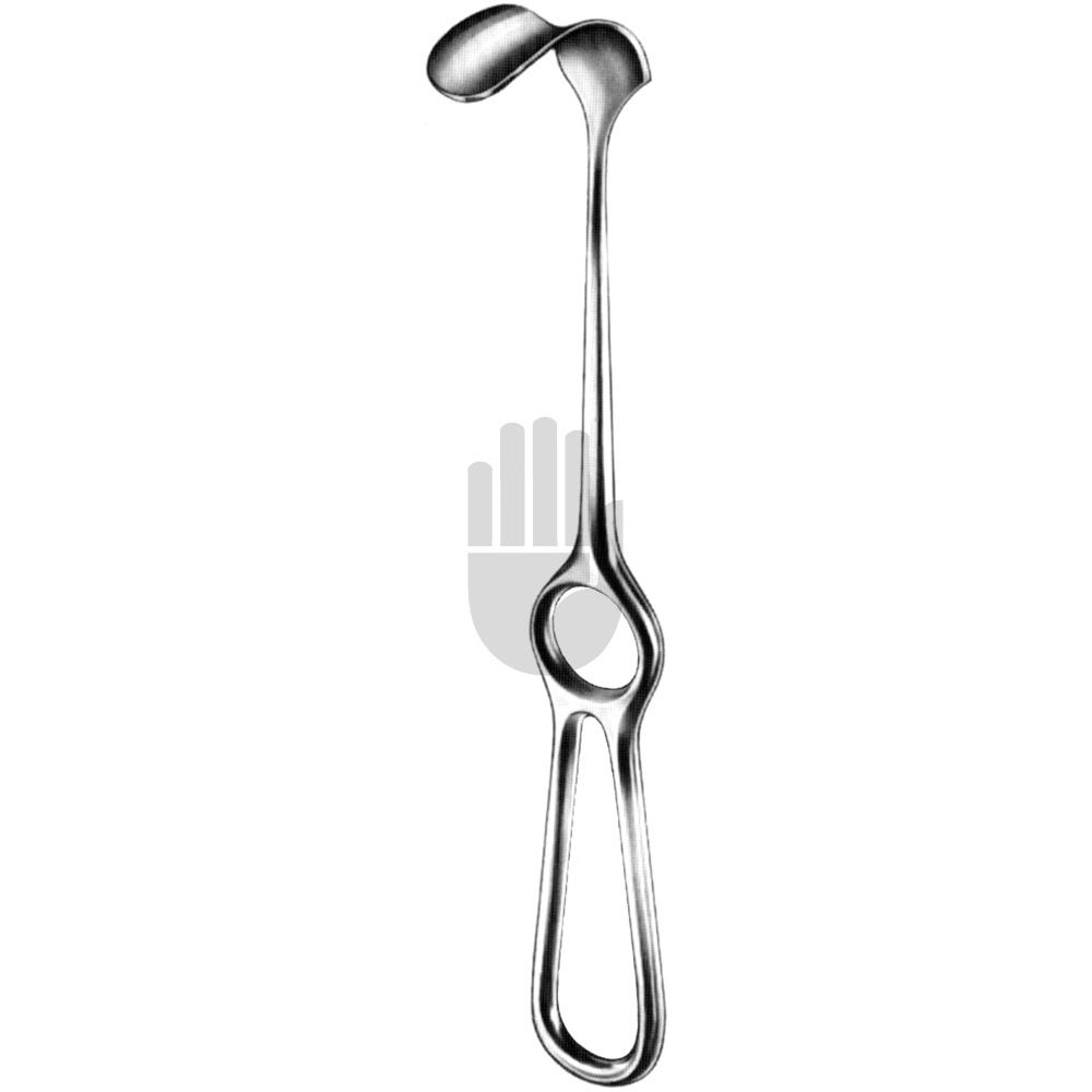 HB3108-02 HB3108-02  ~ Kocher Wundhaken, 40x15mm, 22cm ~