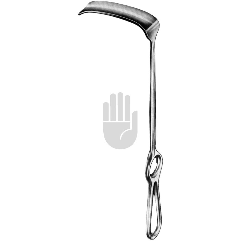 HB3117-23 HB3117-23  ~ Kocher Wundhaken, 70x25mm, 23,5cm ~