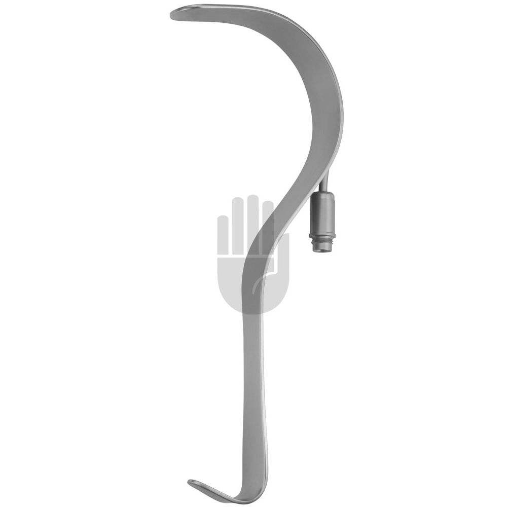 HB3130-11 HB3130-11  ~ Deaver Wundhaken, 16mm, 20cm mit Kaltlichtquelle ~