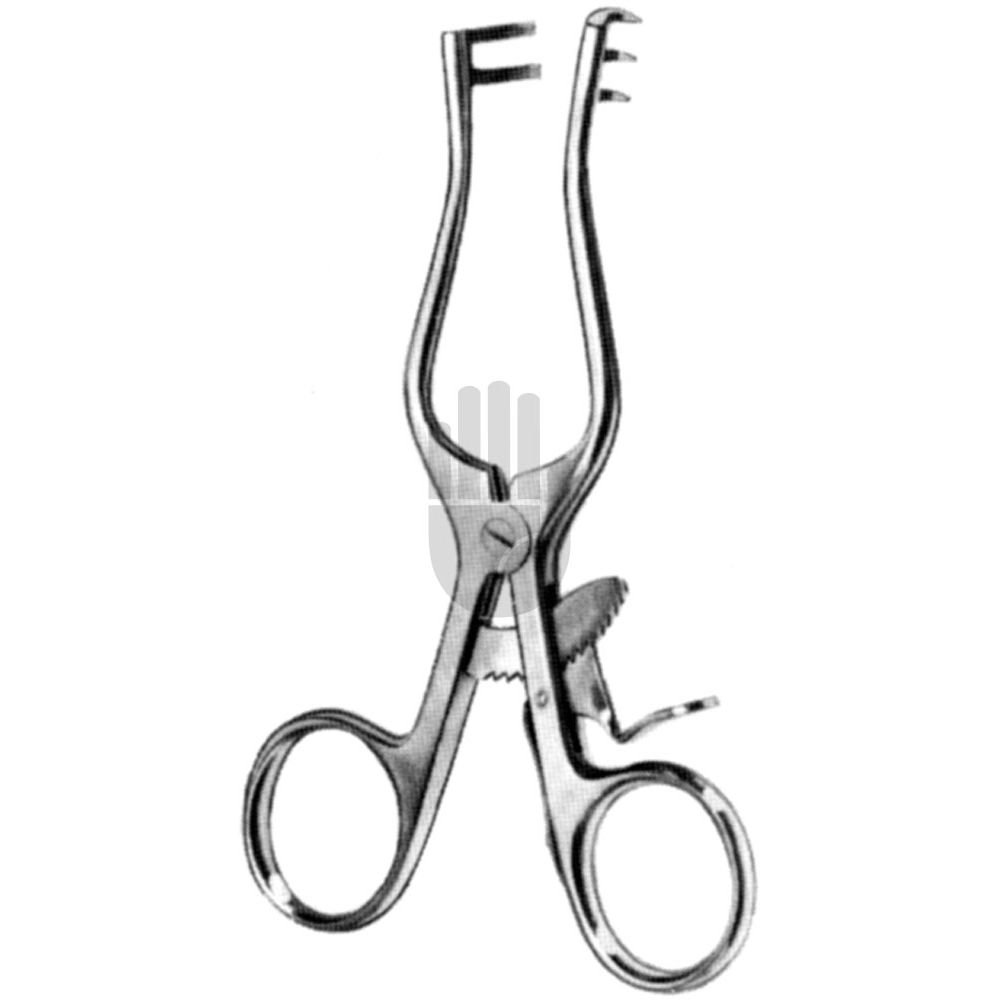 HB3181 HB3181  ~ Weitlaner-Loktite Wundspreizer, scharf, 10,5cm ~