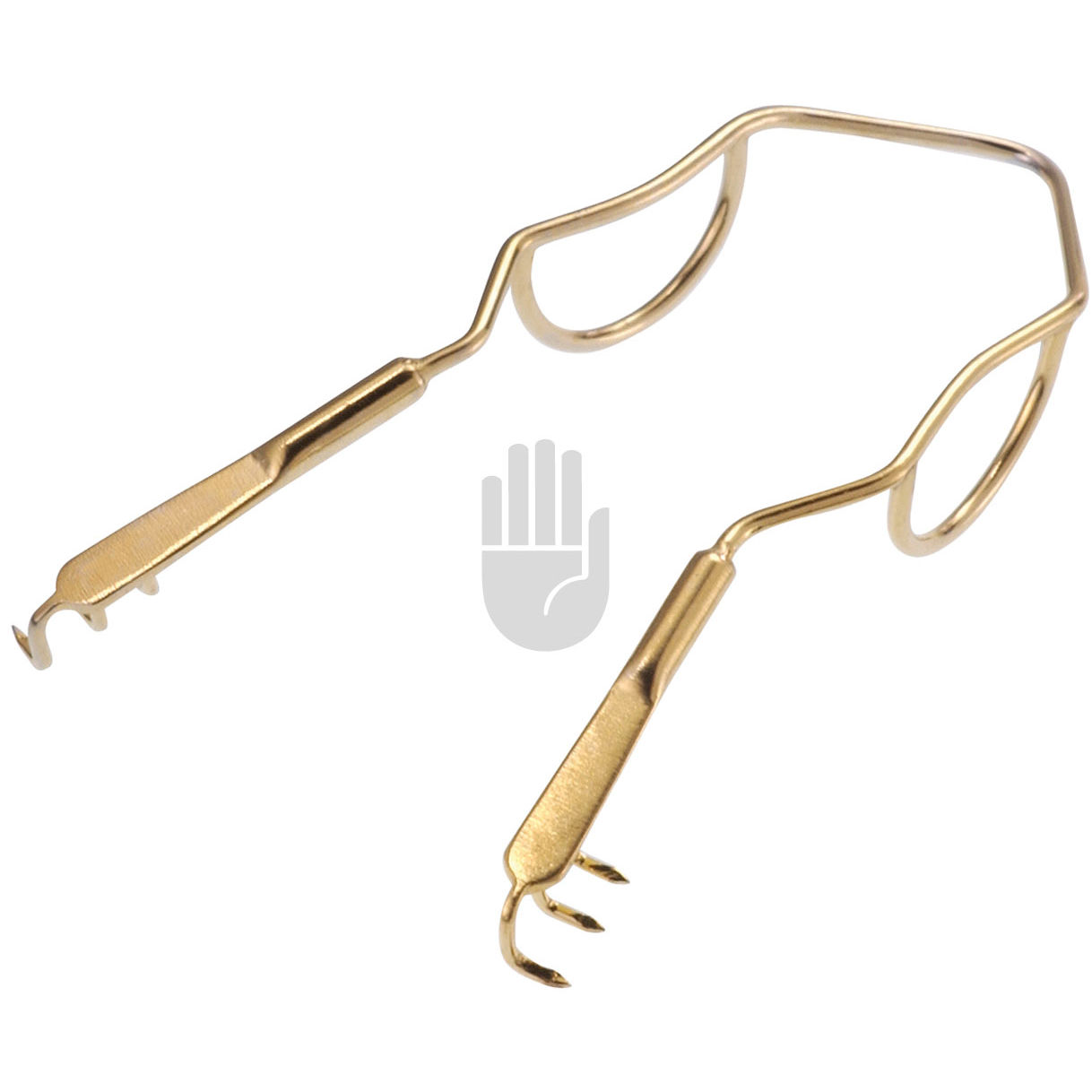 HB3185-03 HB3185-03  ~ Wundspreizer, 38x42x36mm Schutzzange, gebogen, 20cm ~