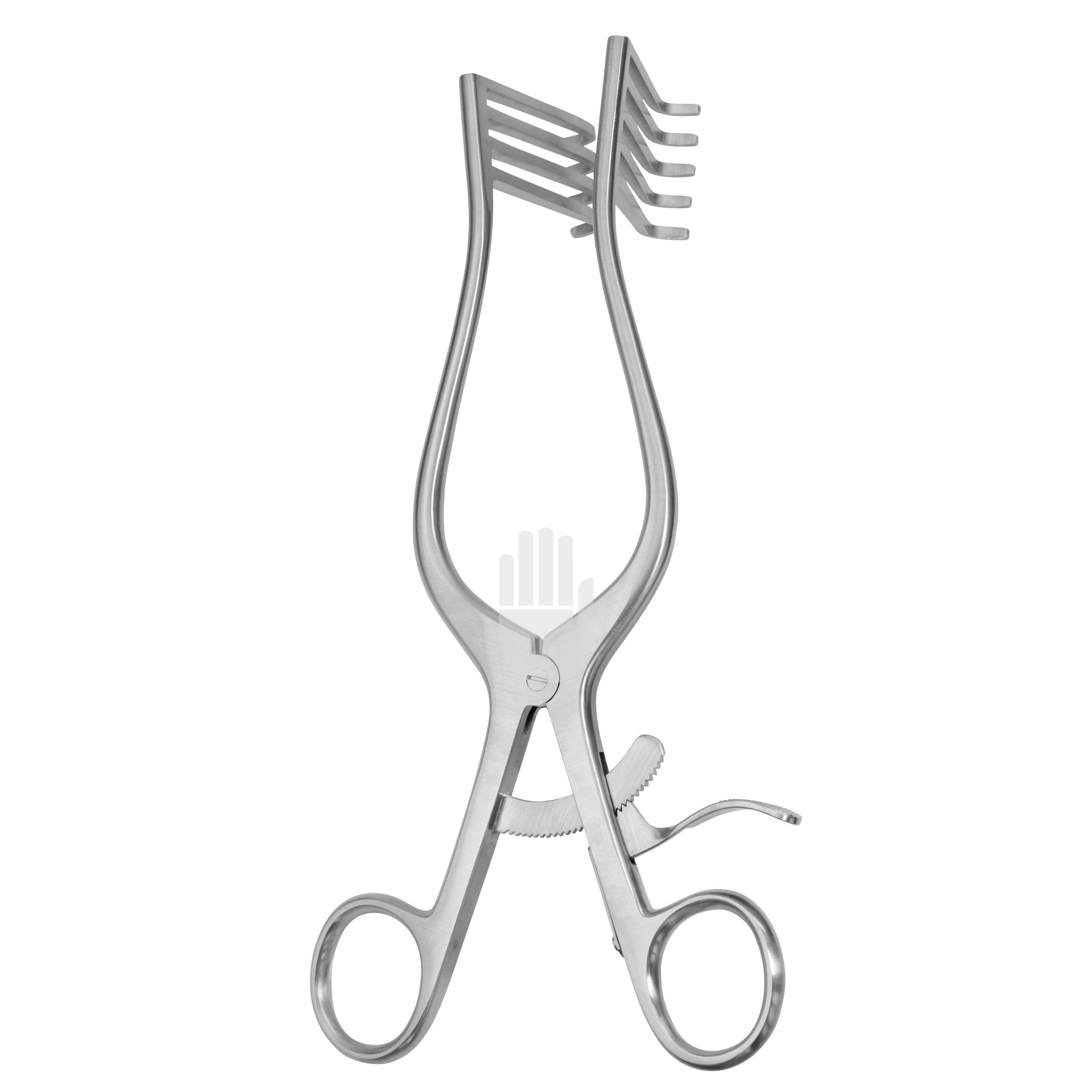 HB3214-01 HB3214-01  ~ Norfolk und Norwich Wundspreizer, 4x5 Zähne, 24,5cm ~