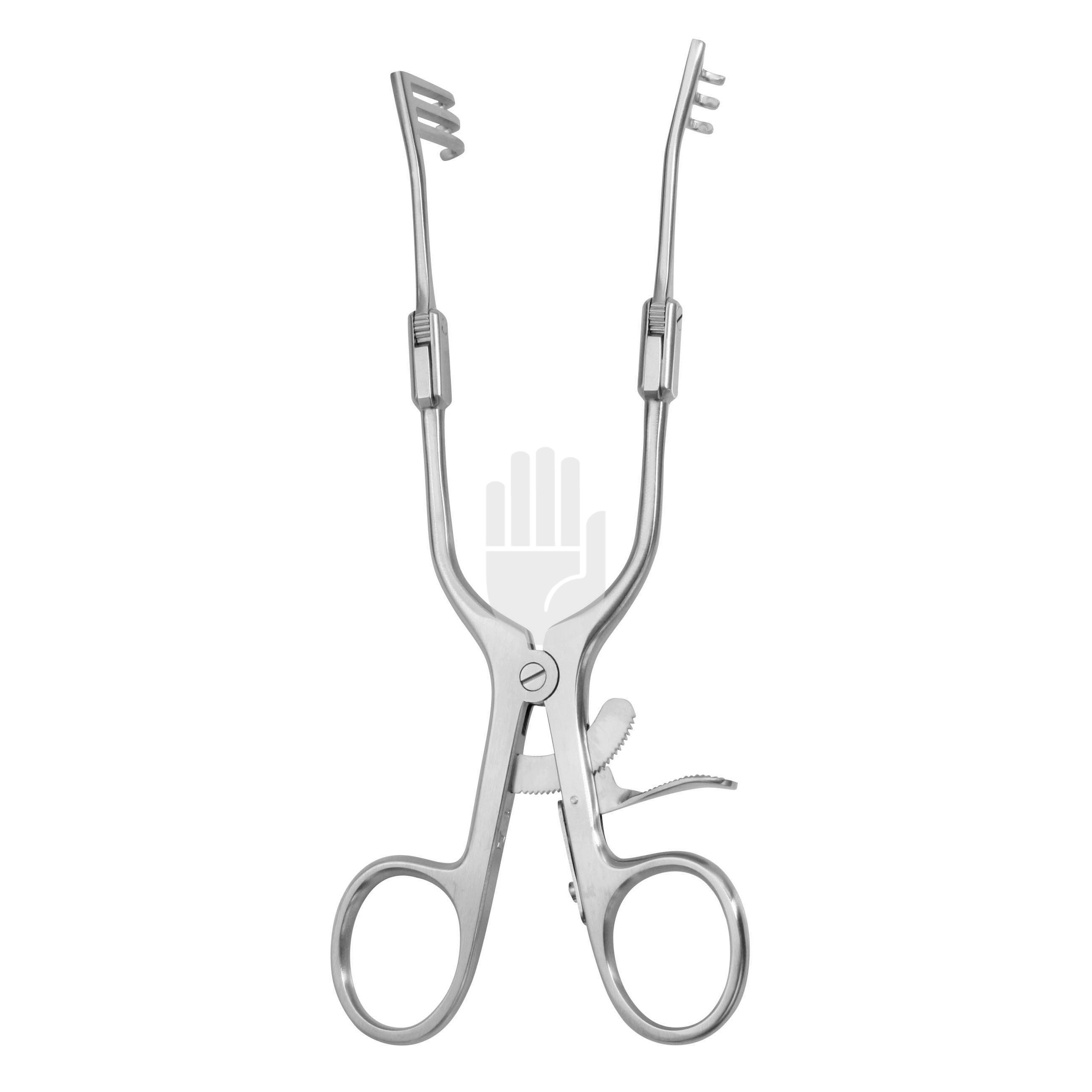 HB3215-01 HB3215-01  ~ Fisher Wundspreizer, 3x3 Zähne, stumpf, 16,0cm ~