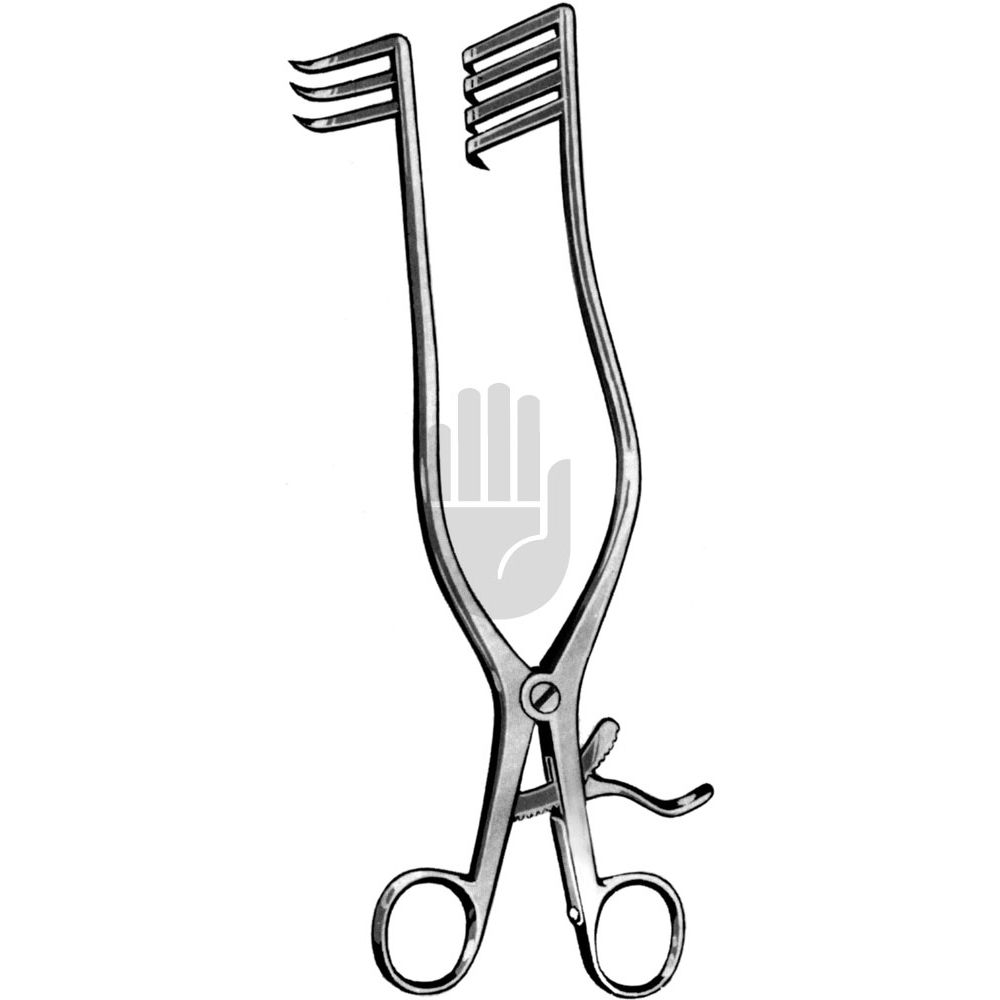 HB3223-02 HB3223-02  ~ Adson Wundspreizer, stumpf, 25mm, 26,5cm ~