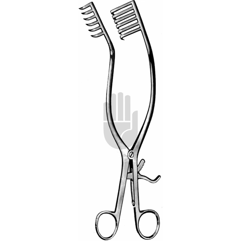 HB3224-02 HB3224-02  ~ Adson Wundspreizer, stumpf, 35mm, 26,5cm ~