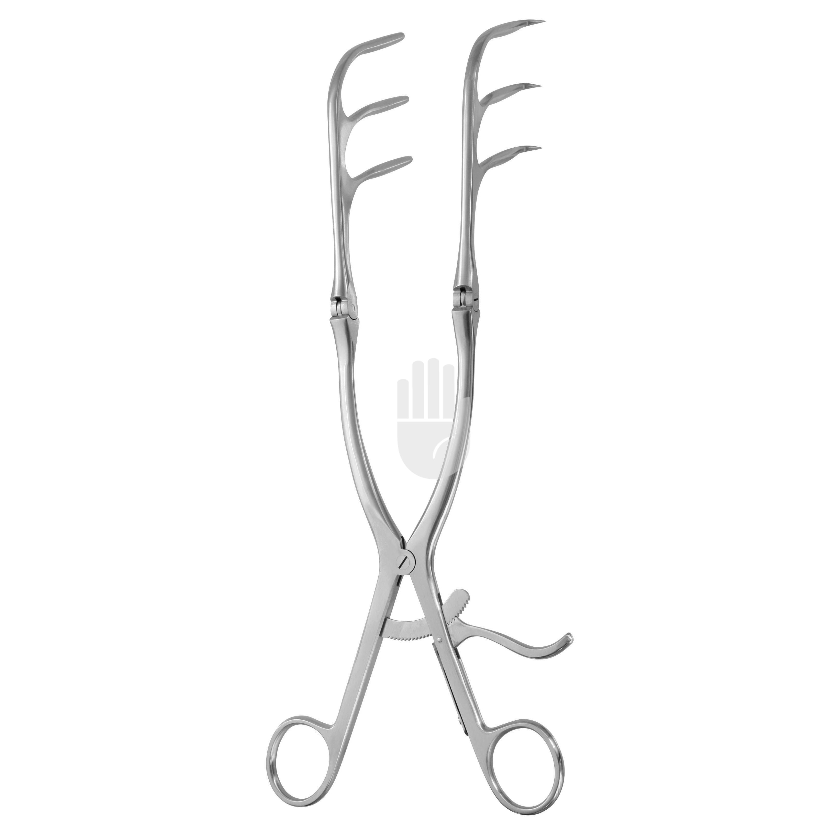 HB3229-17 HB3229-17  ~ Scoliosis Spinal Hüftretraktor, 70mm, mit Gelenkarmen, 30,0cm ~