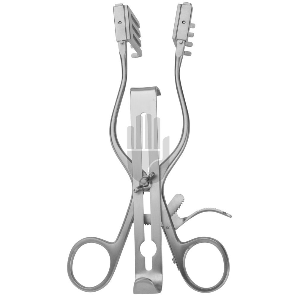 HB3232-00 HB3232-00  ~ Henly selbsthaltender Karotis Retraktor, 18cm, komplettes Set bestehend aus  HB3232-01, HB3232-02, HB3232-03, Paar HB3232-25, Paar HB3232-51, ~