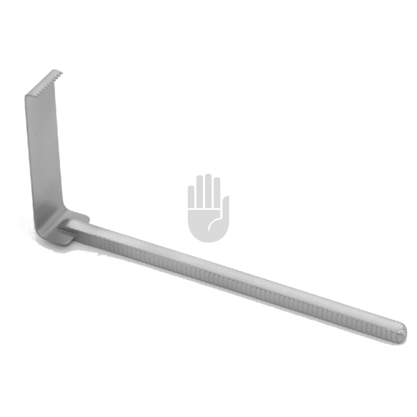 HB3338-42 HB3338-42  ~ Meyerding Retraktor, gezahnt, 2 3 x 2 1 3'' (1,5 x 5,8 cm) ~