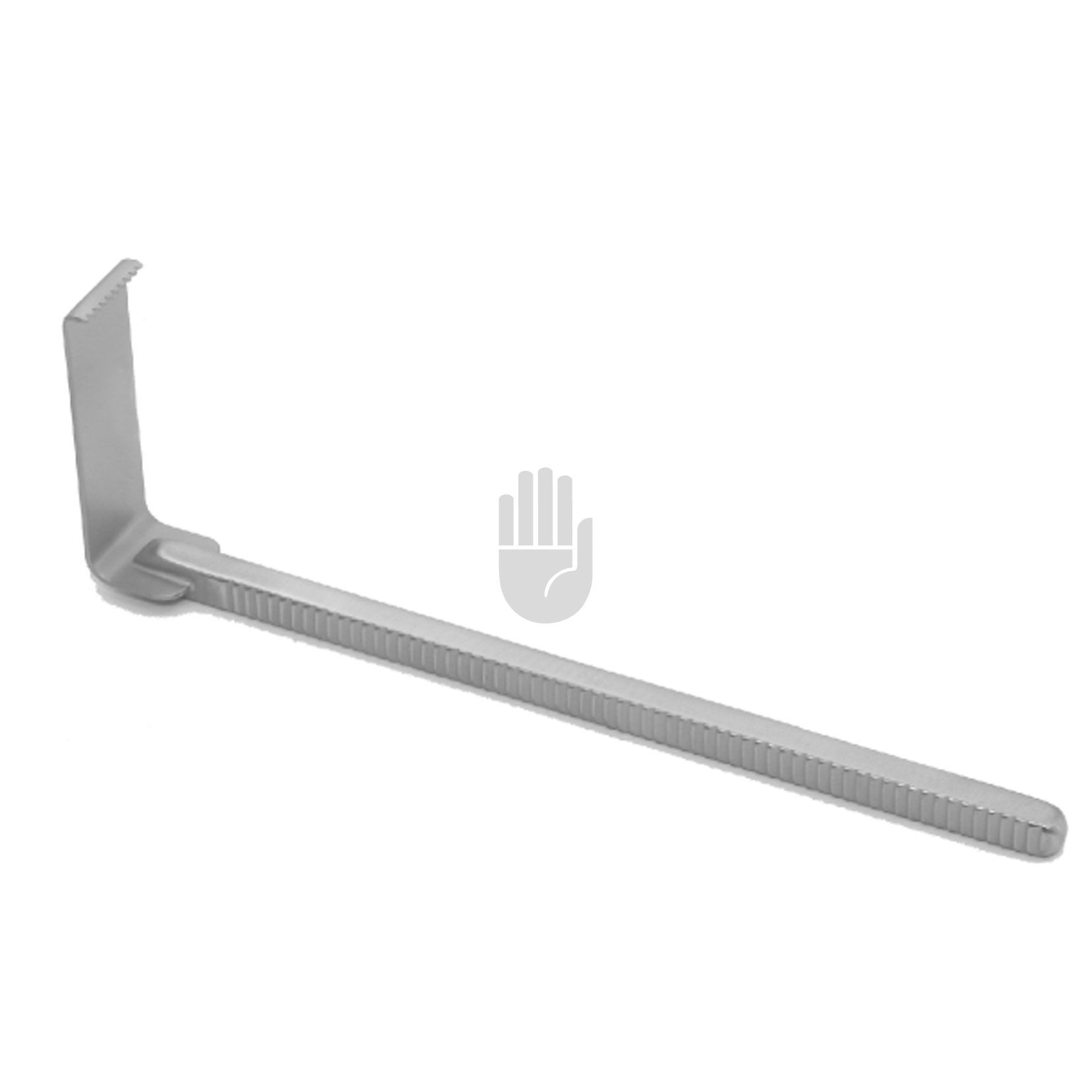 HB3338-43 HB3338-43  ~ Meyerding Retraktor, gezahnt, 1 x 3 1 3'' (2,5 x 8,3 cm) ~