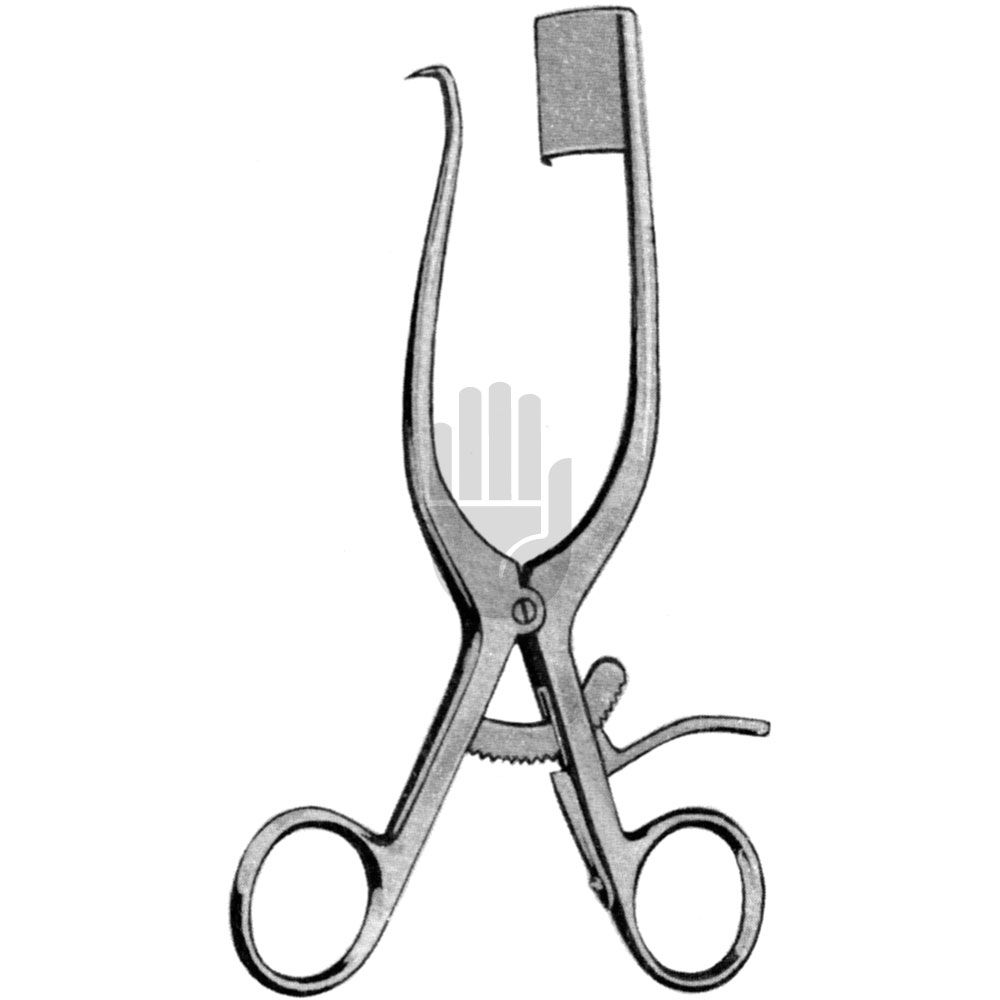 HB3343-01 HB3343-01  ~ Markham-Meyerding Wundspreizer Valve rechts, 18cm Sperre Laser geschweißt ~