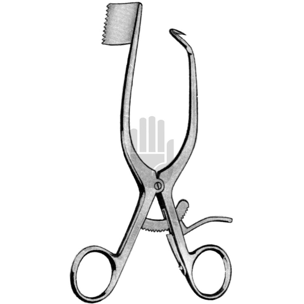 HB3343-02 HB3343-02  ~ Markham-Meyerding Wundspreizer Valve links, 18cm Sperre Laser geschweißt ~